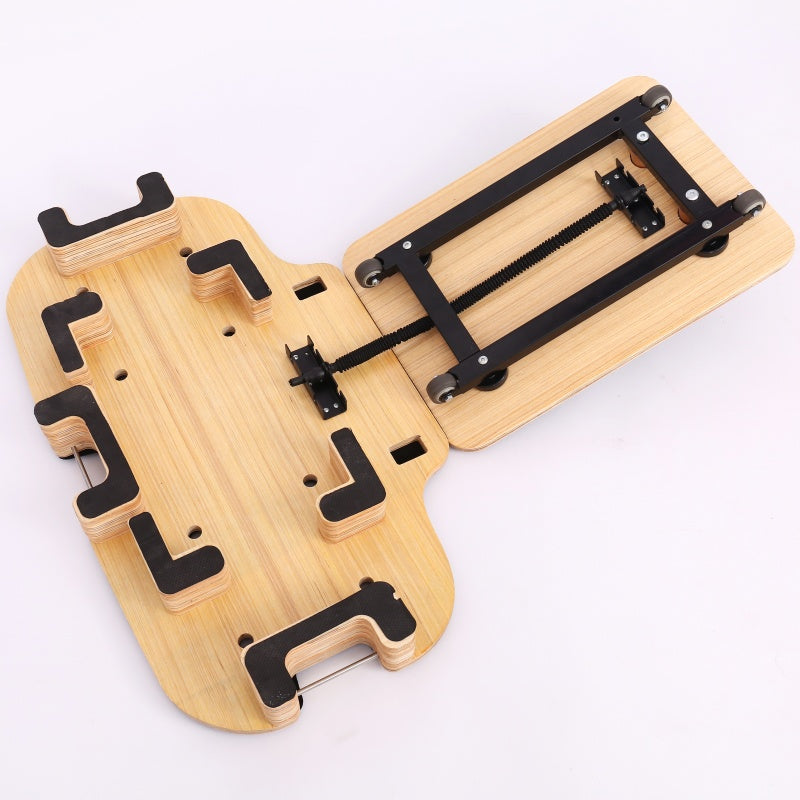 Folding Oak Wood Eco-Friendly Portable Adjustable Pilates Reformer